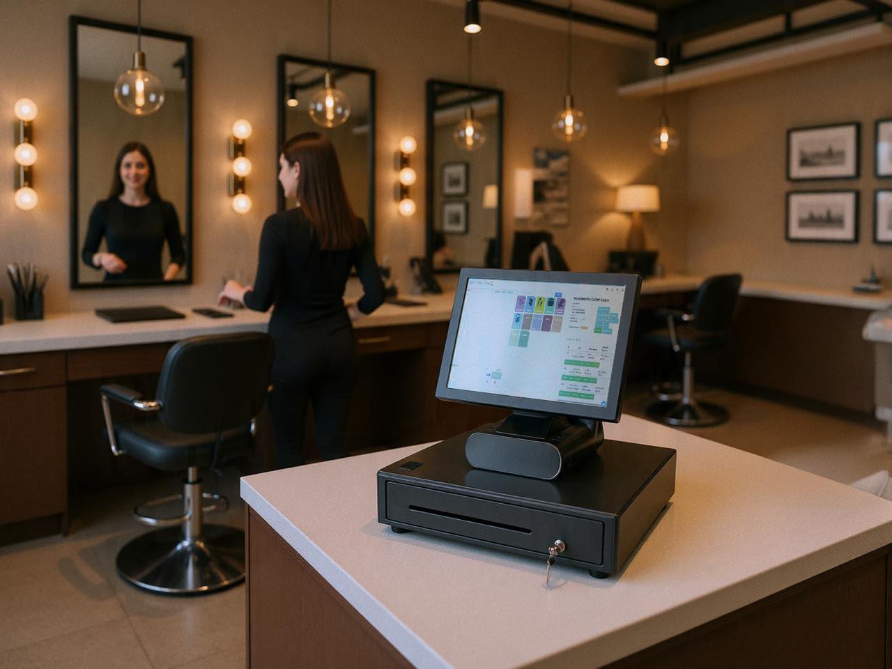 Kassensystem Friseur TIM.POS – Terminkalender CRM Kundenkartei inklusive